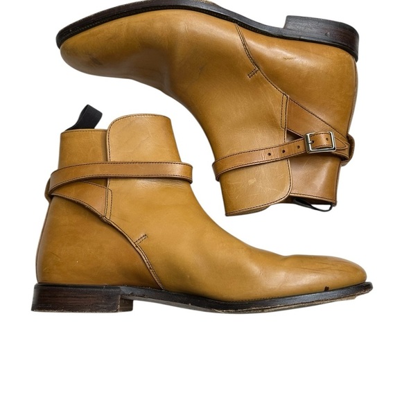 Tan Leather Men\'s Boots main image 8